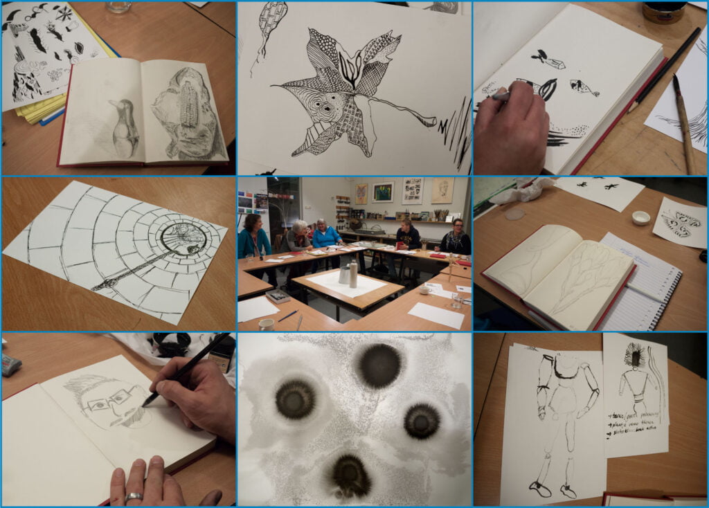 foto's les 3 Tekenskoalle