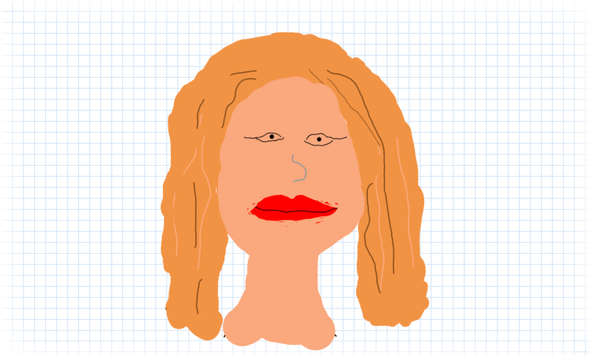 Profieltekening van Hester