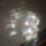 licht op de vloer